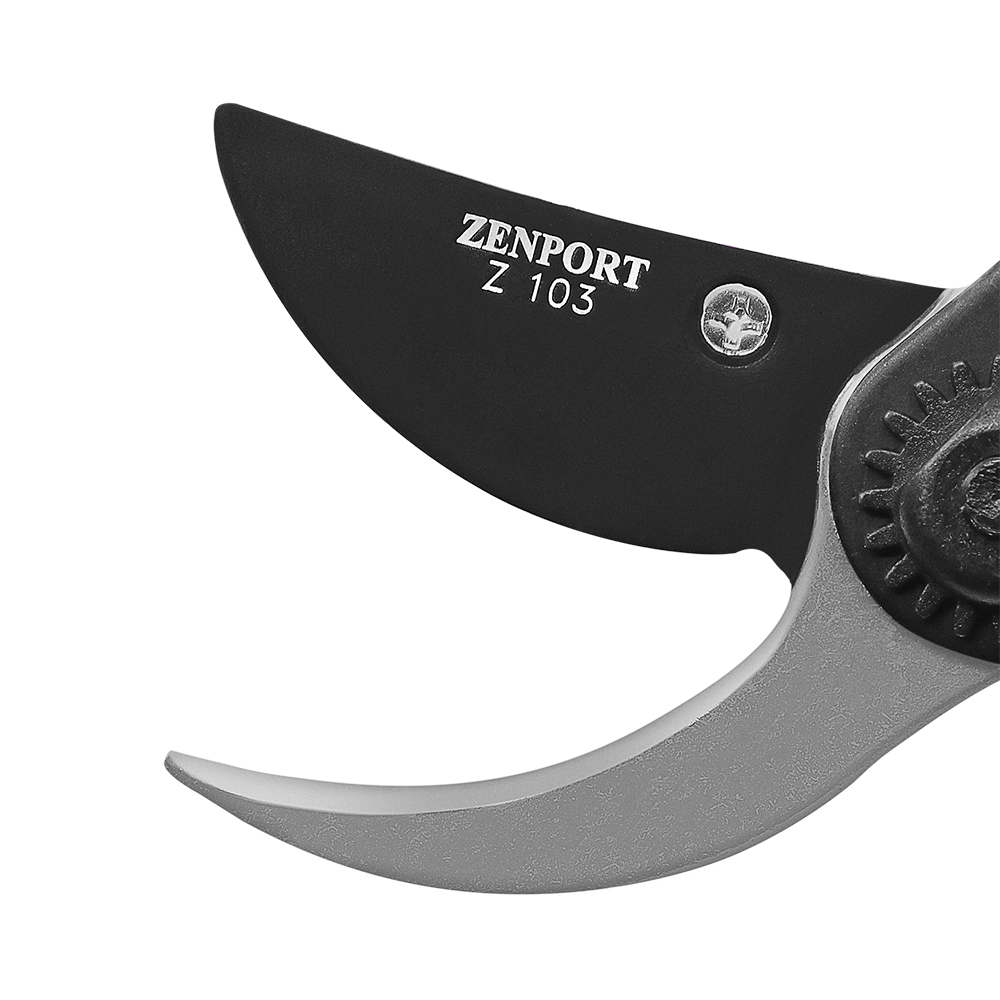 Tijeras de podar Zenport Z103, 8 pulgadas, hojas de 2 pulgadas, color rojo