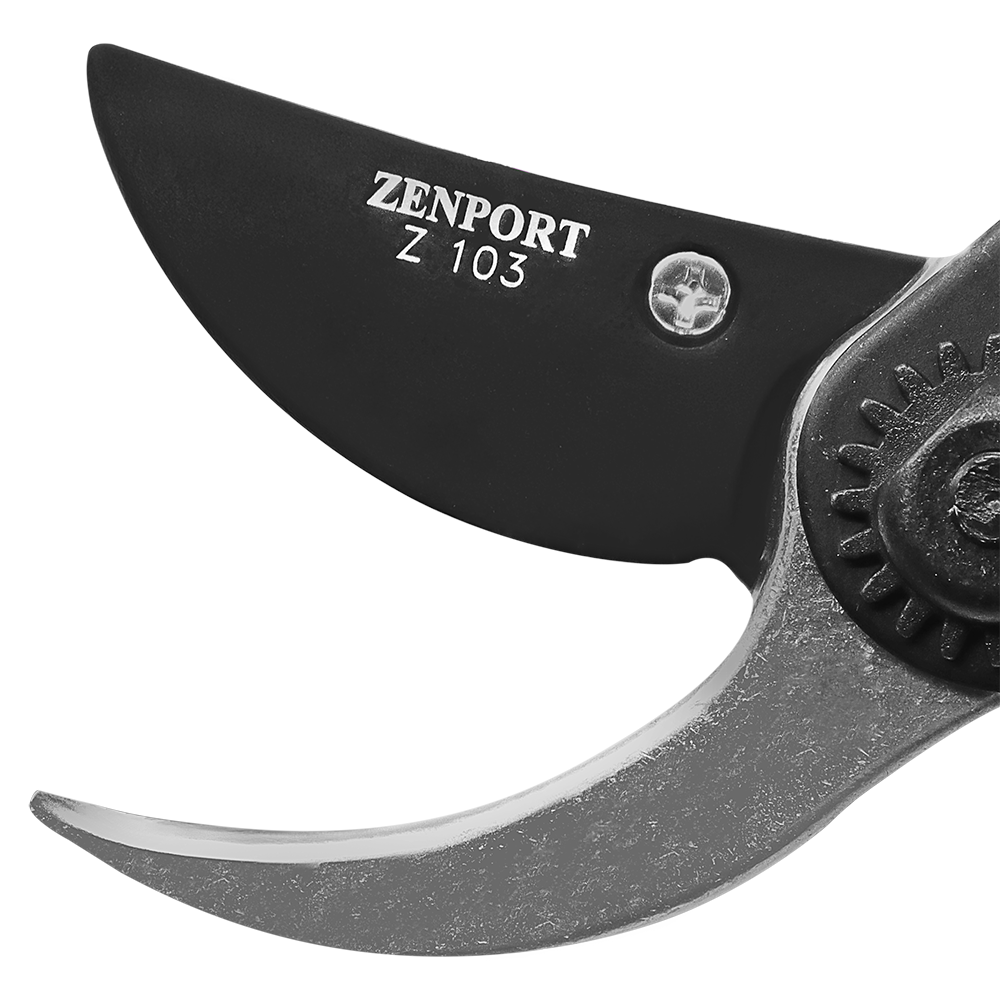 Zenport Z103 Pruning Shear, 8-Inch, 2 Inch Blades, Red
