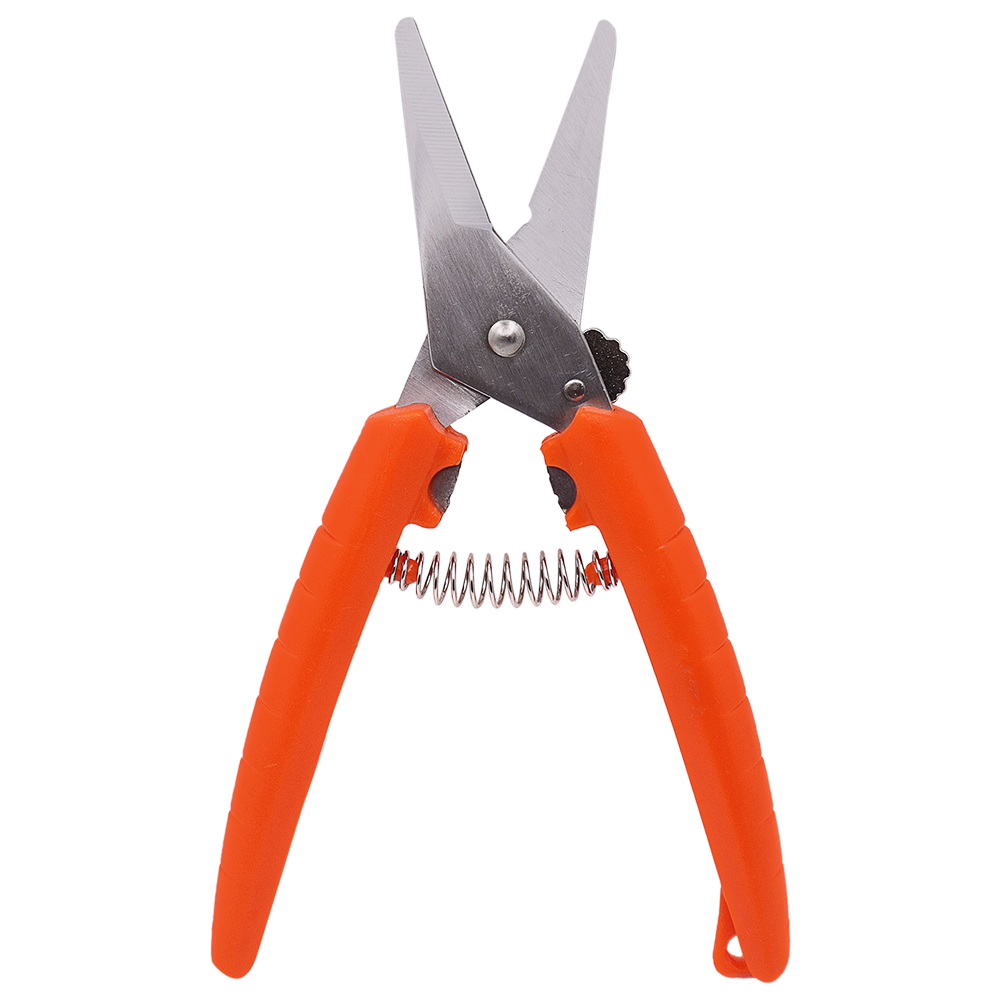 Tijeras para cortar ramos florales Zenport Z109, 7,5 pulgadas, color naranja