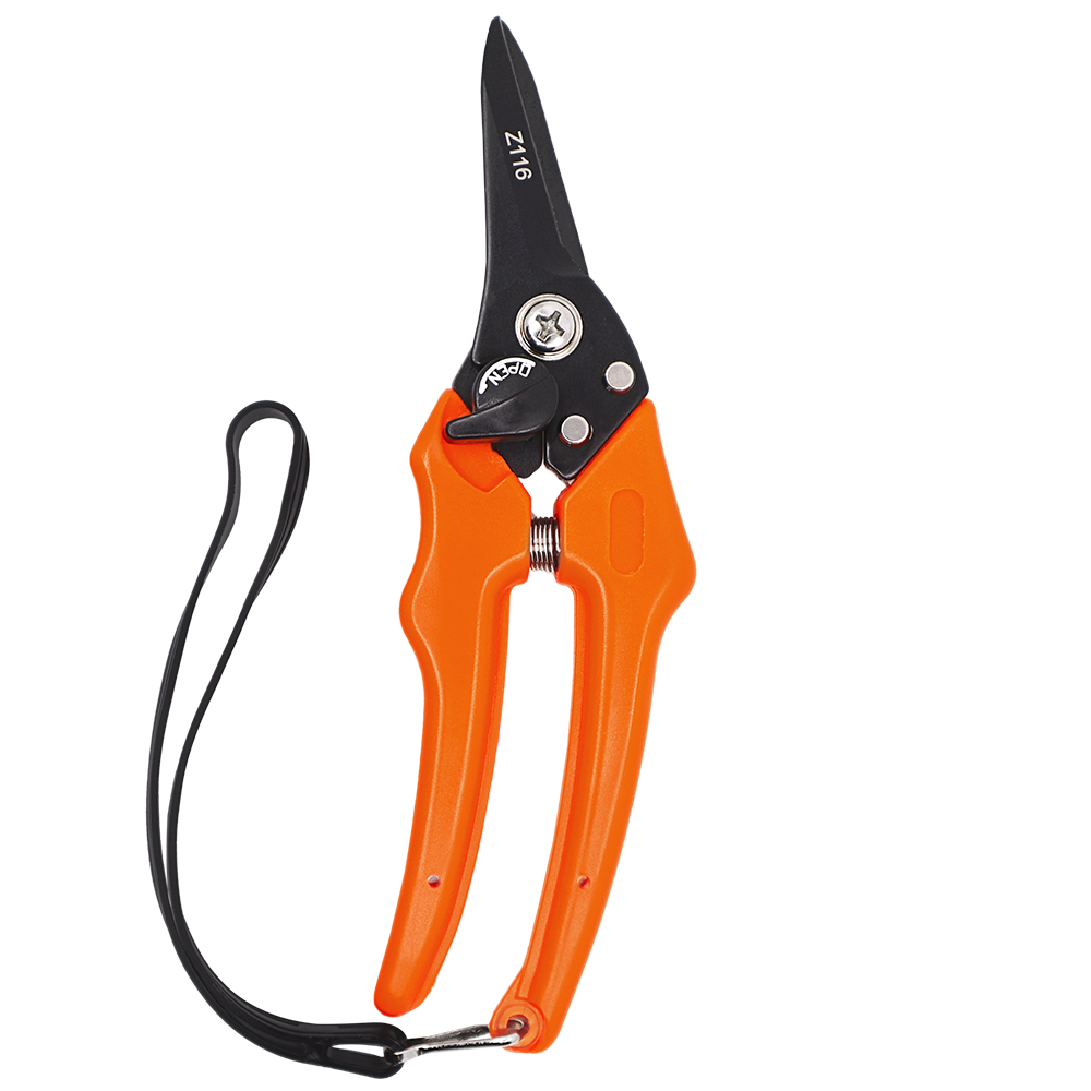 Zenport Z116 Hoof and Floral Trimming Shear with Twin-Blade, 7.5-Inch, for Goat, Sheep, Alpaca and More, Orange