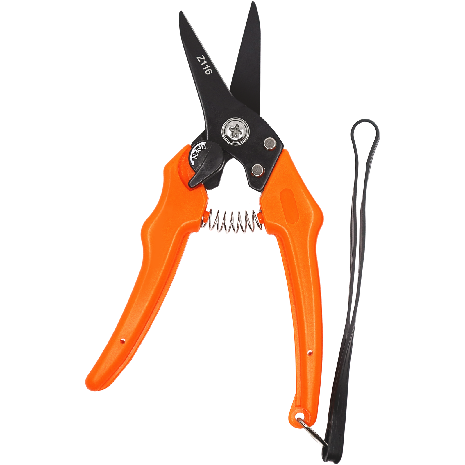Zenport Z116 Hoof and Floral Trimming Shear with Twin-Blade, 7.5-Inch, for Goat, Sheep, Alpaca and More, Orange