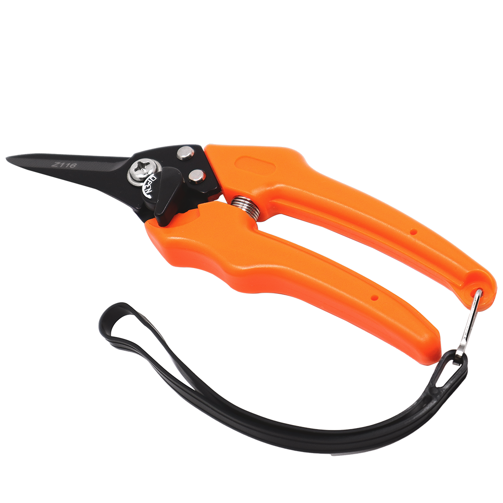 Zenport Z116 Hoof and Floral Trimming Shear with Twin-Blade, 7.5-Inch, for Goat, Sheep, Alpaca and More, Orange