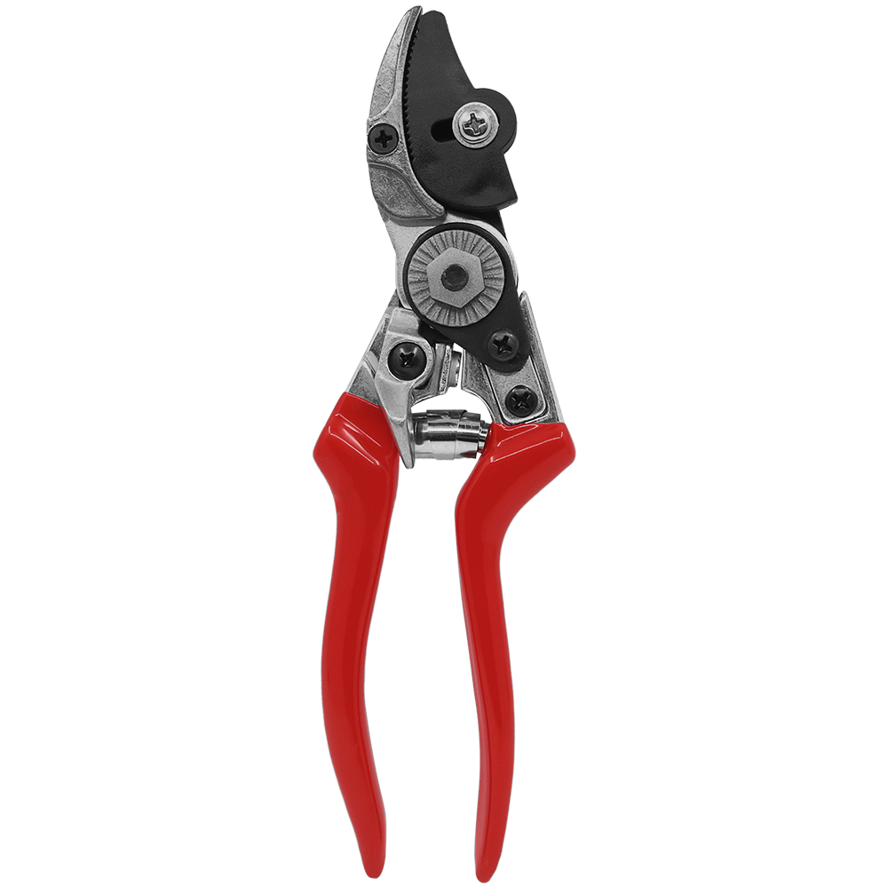 Zenport Z202 Heavy Duty Pruner, Cut-n-Hold, 8-Inch, Red