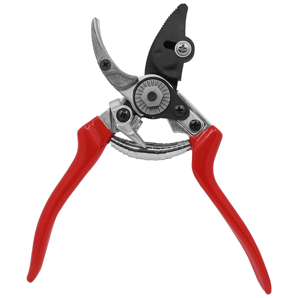 Podadora de alta resistencia Zenport Z202, corte y sujeción, 8 pulgadas, roja