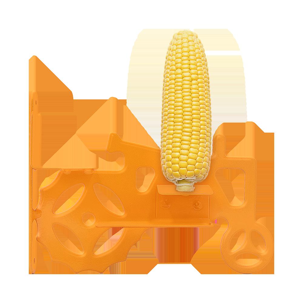Zenport Z203008 Corn Cob Squirrel and Bird Feeder, Orange
