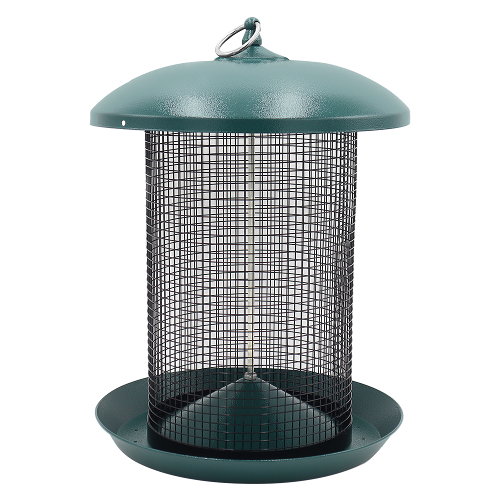 Comedero colgante de semillas para pájaros Zenport Z203010, verde