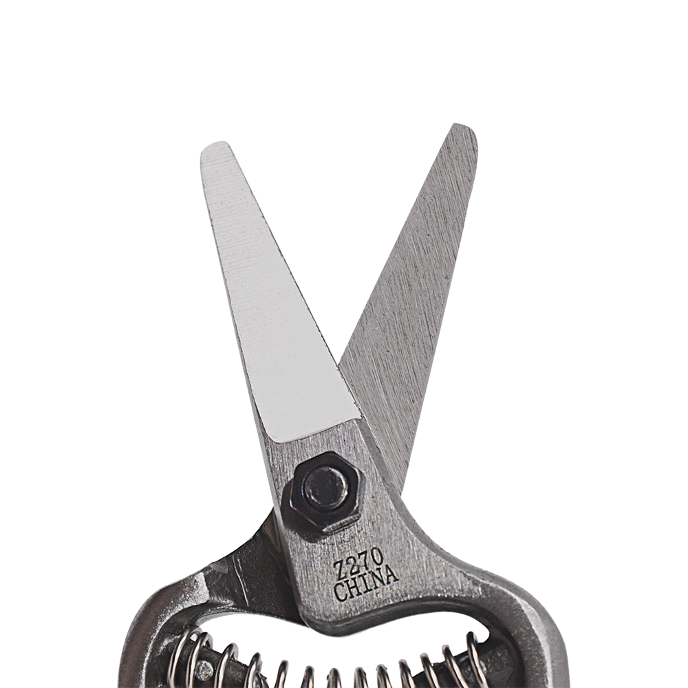 Zenport Z270 6” Forged Straight Blade Needle Nose Shear, 1.5 Inch Blades, Red
