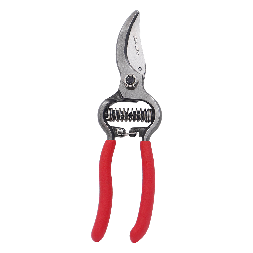 Podadora de bypass forjada Zenport Z294, 8 pulgadas, hojas de 2,5 pulgadas, color rojo