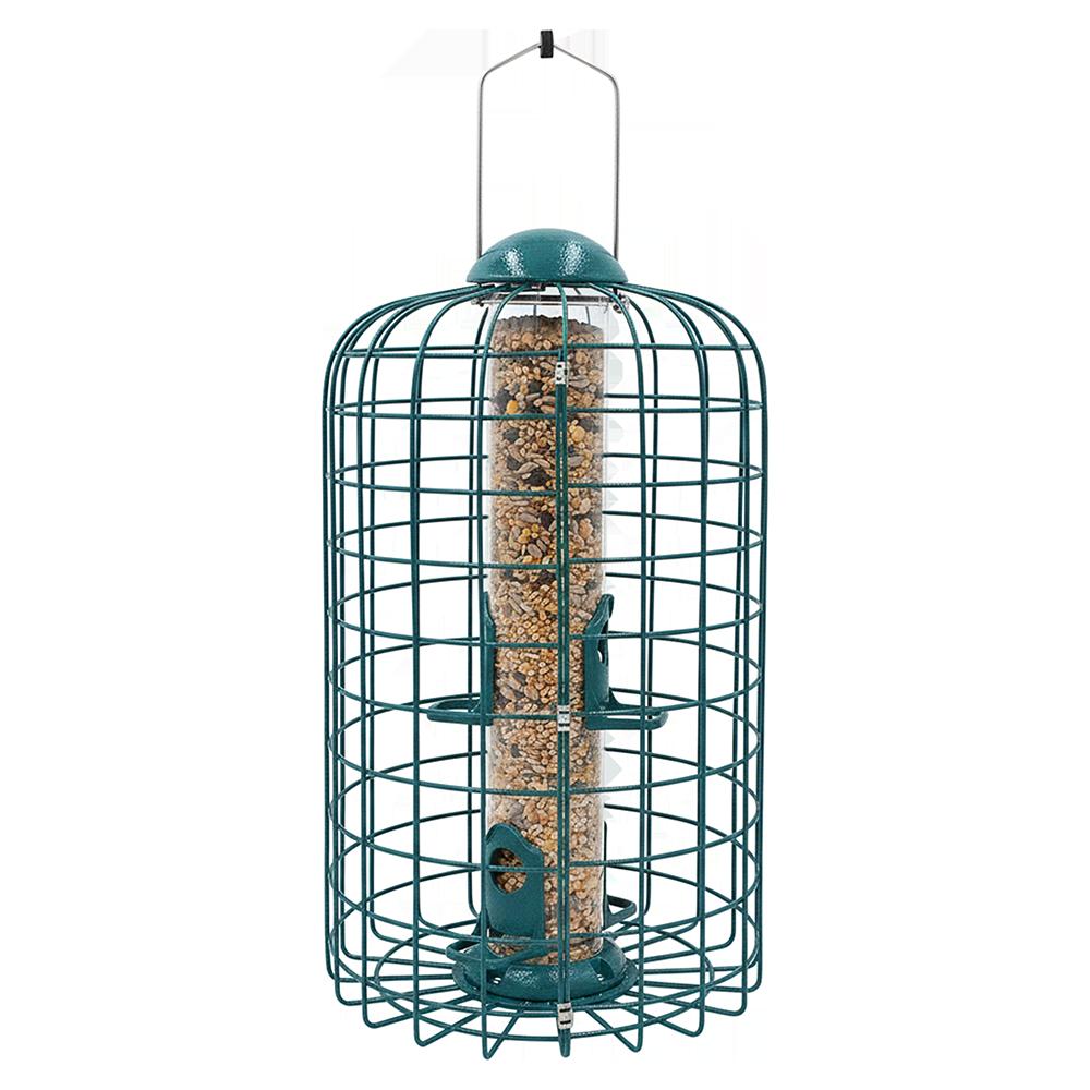 Zenport Z38002 Squirrel Resistant Caged Bird Feeder, Green