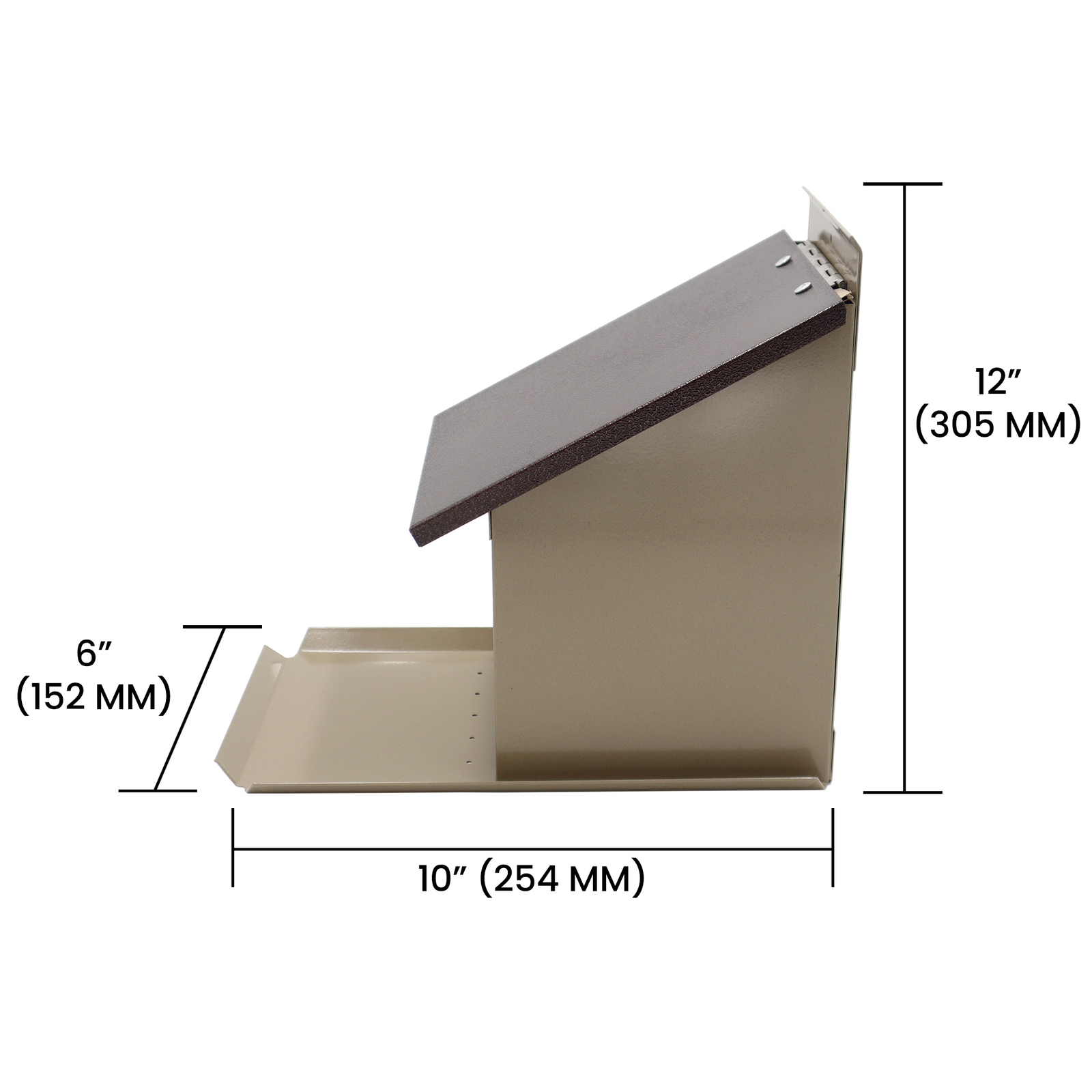 Zenport Z38079 Squirrel Lunch Box Hopper Squirrel Feeder - Helps Divert Squirrels Away from Dedicated Bird Feeders