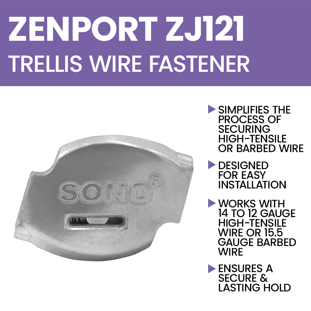Zenport ZJ121 Agri-Lock Trellis Wire Fastener, Medium