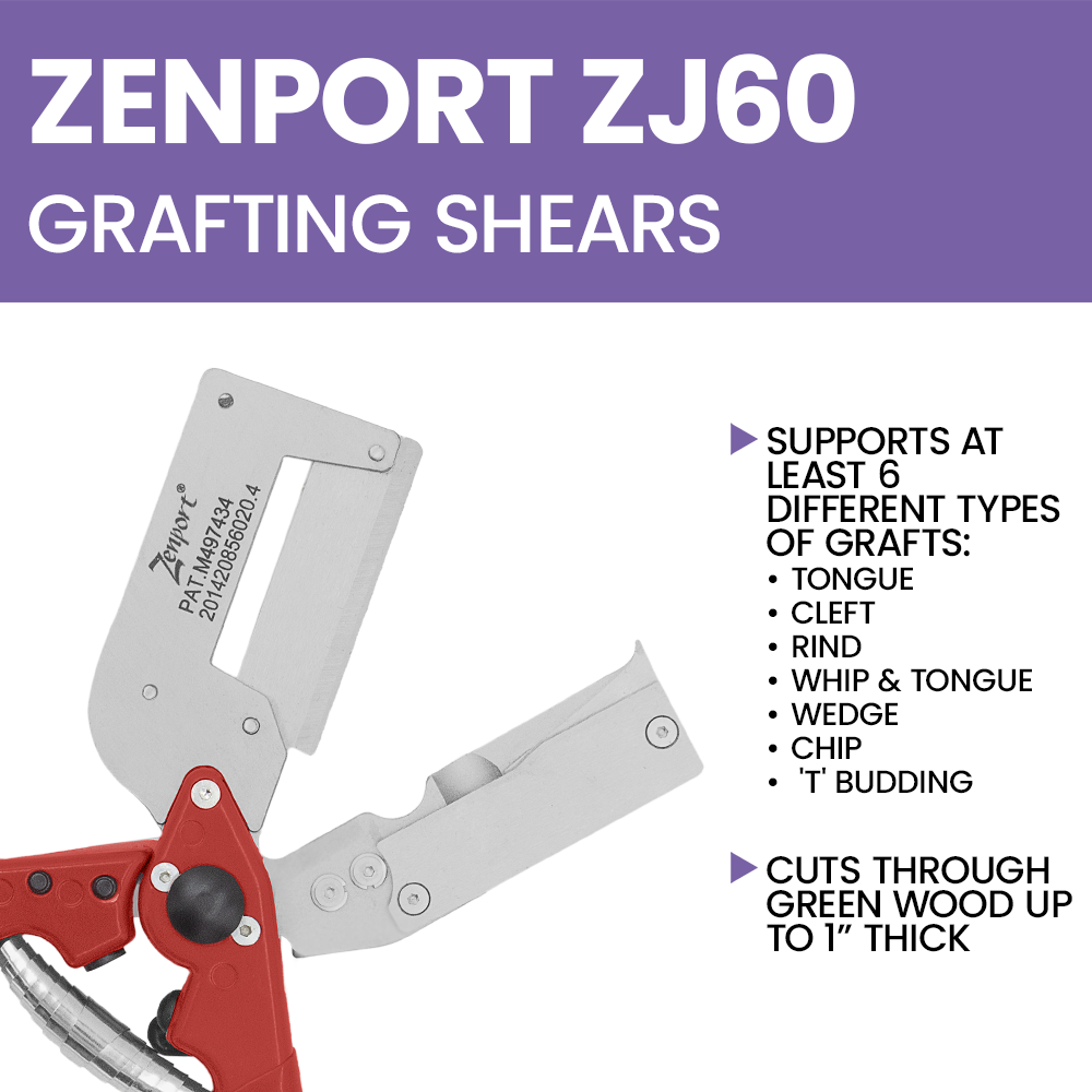 Zenport ZJ60 Grafting Shear, Red