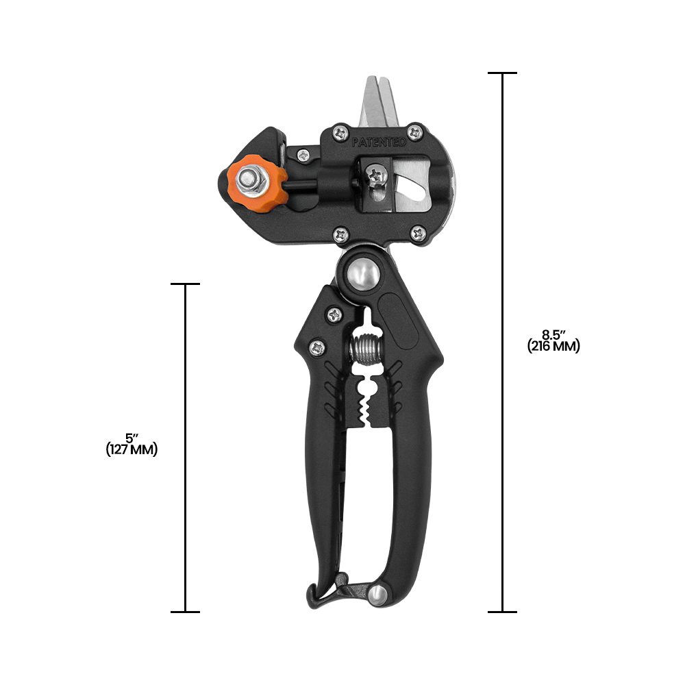 Zenport ZJ67 Grafting Tool, Omega Style, Black
