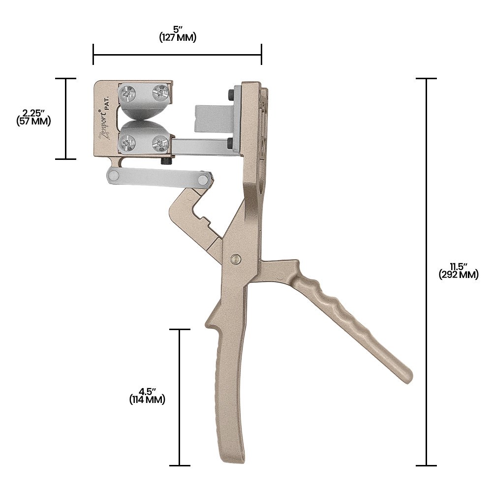 Zenport ZJ68 V-Cut Top Grafting Tool, Brown