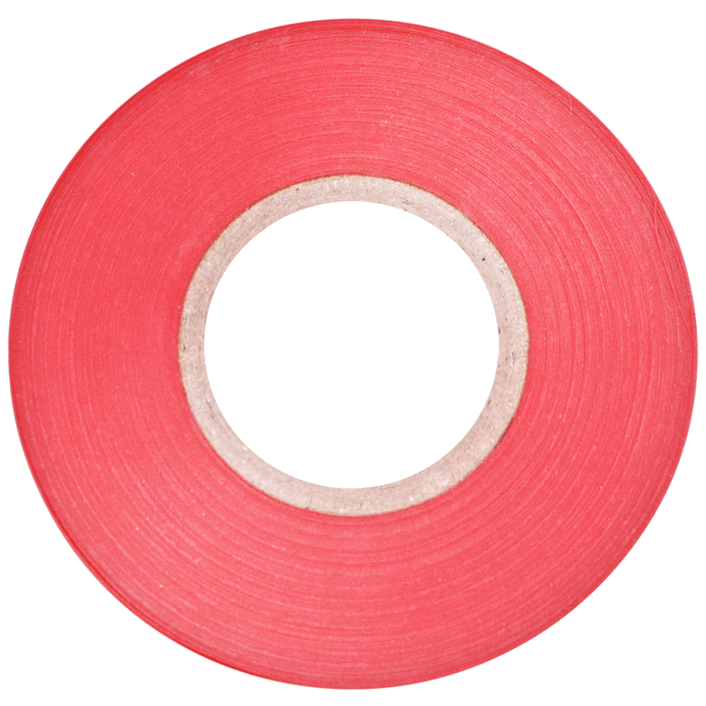 Cinta de atado roja Zenport ZL0025 para atar plantas con las herramientas MAX HT-R45, HT-B, HT-R2, Zenport ZL88, ZL89, ZL99 y otras herramientas pequeñas de atado, 80 pies/rollo