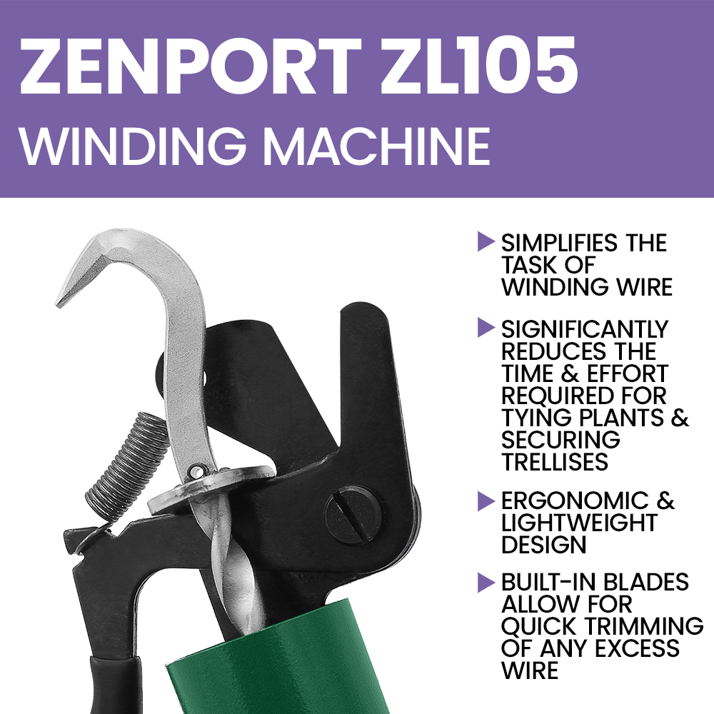 Zenport ZL105 Winding Machine, Green