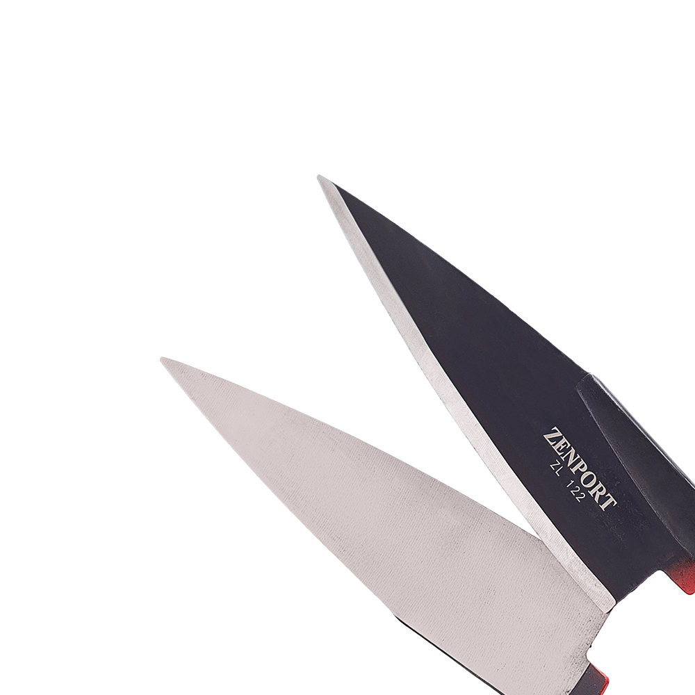 Tijeras de alta resistencia para cortar cebollas y ovejas Zenport ZL122, hoja de acero al carbono de 6,5 pulgadas, 13 pulgadas de largo