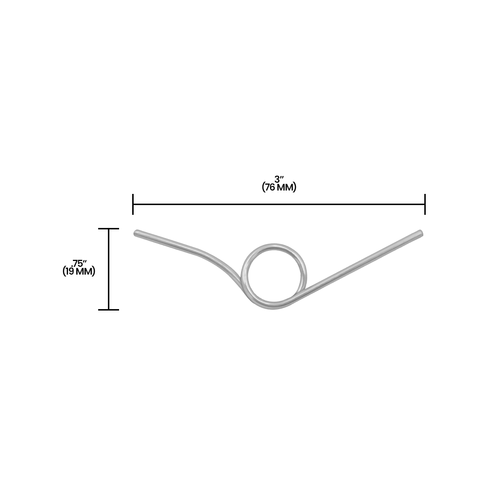 Resorte de repuesto para manija Zenport ZL610-S para la serie ZL