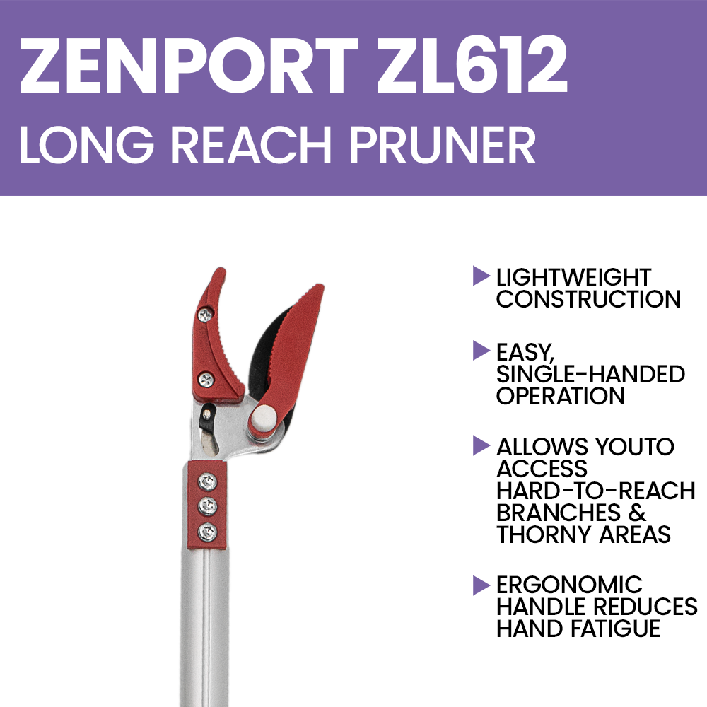 Podadora de largo alcance Zenport ZL612, 60 pulgadas