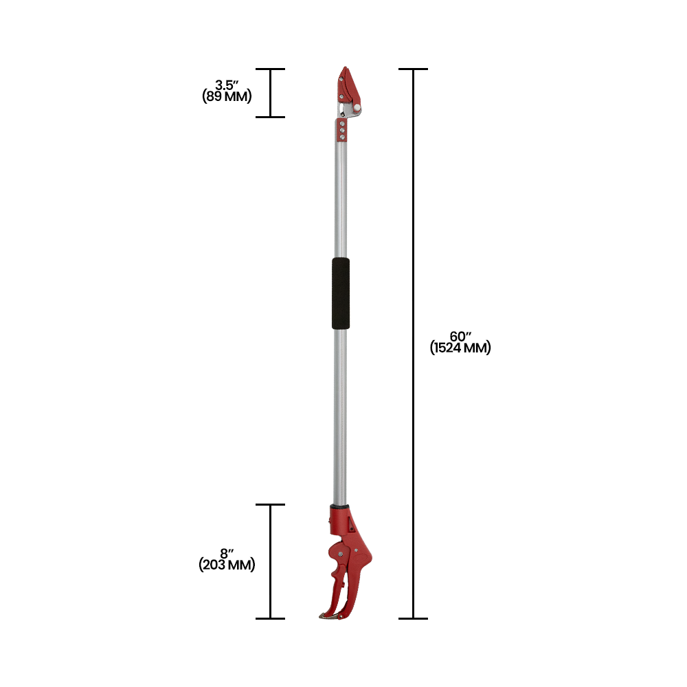 Podadora de largo alcance Zenport ZL612, 60 pulgadas