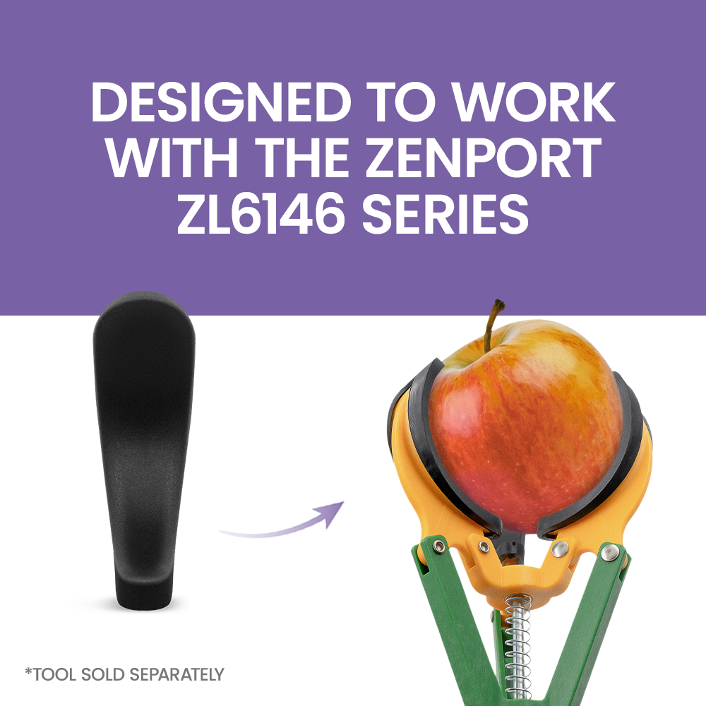 Almohadillas de repuesto Zenport ZL6146 para recolectores de fruta (paquete de 4), color negro