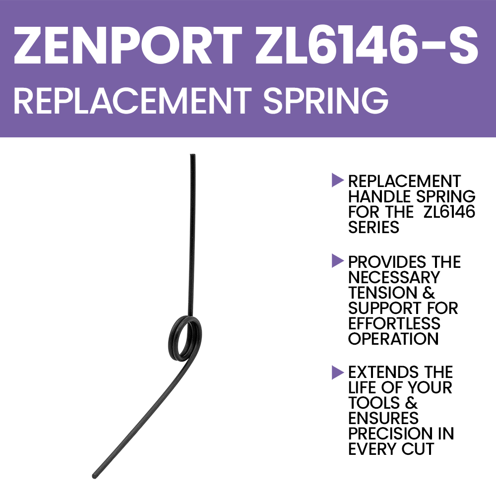 Resorte de repuesto para manija Zenport ZL6146-S para la serie ZL6146