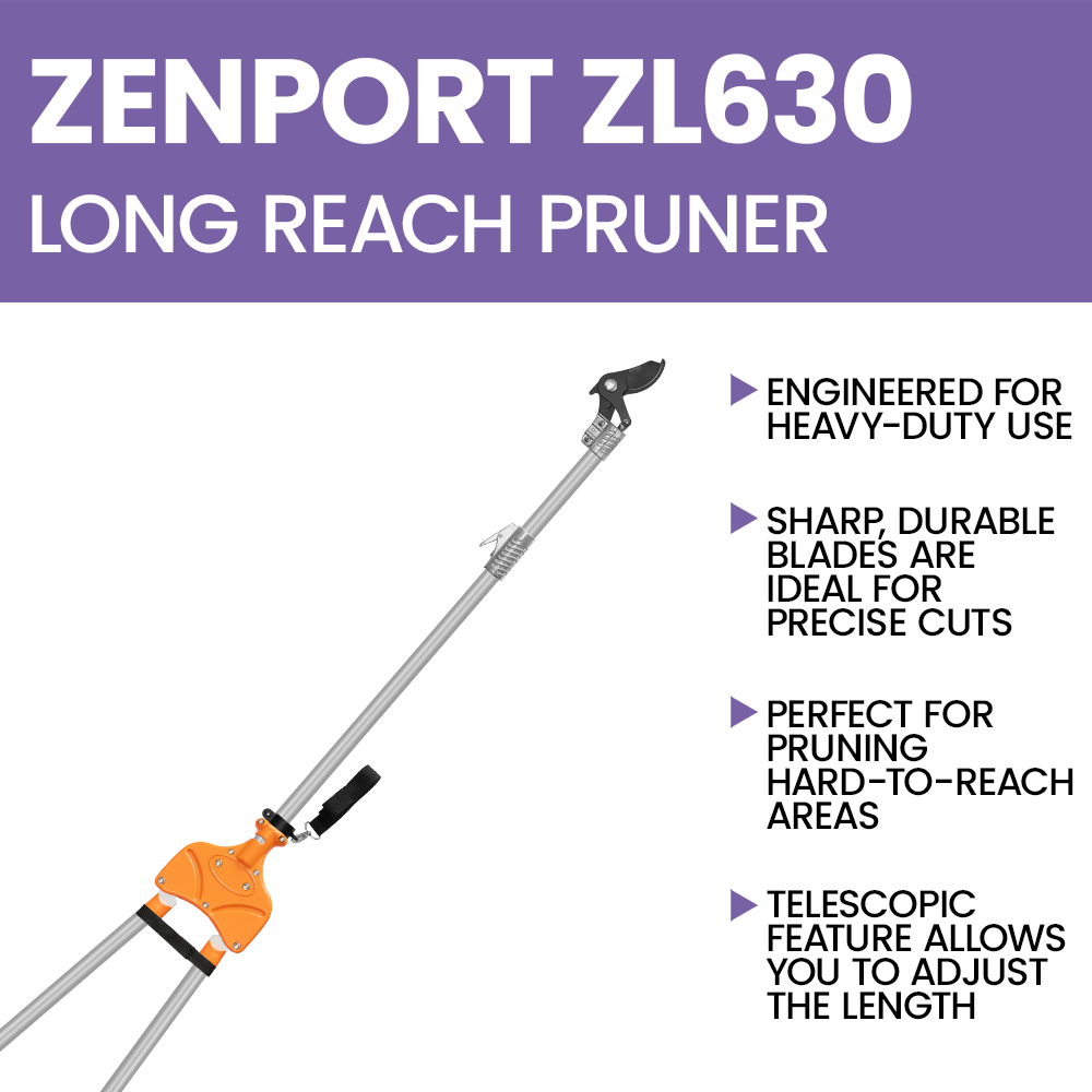 Zenport ZL630 Long Reach Telescopic Pruner, 96-Inch