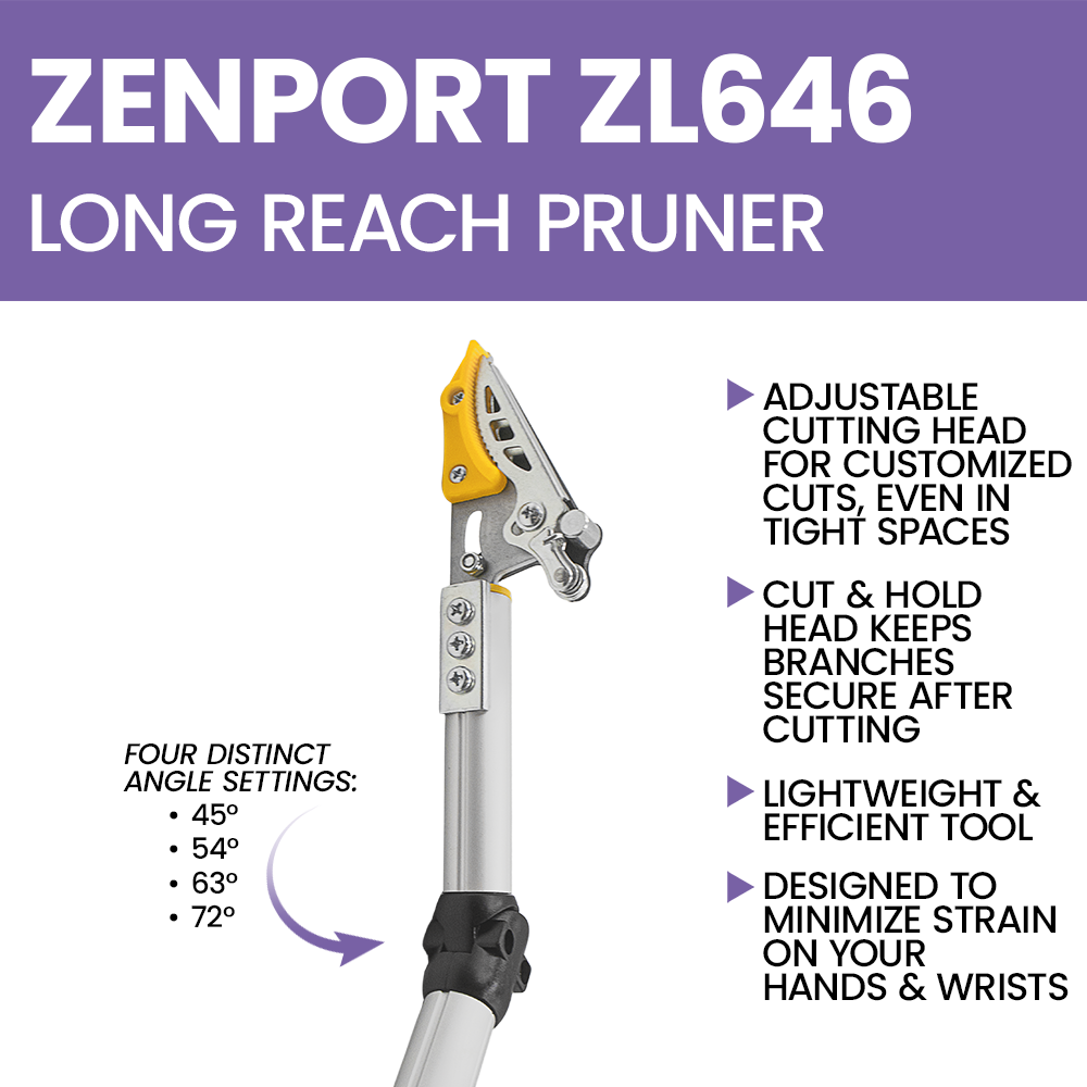 Zenport ZL646 Fixed Length Long Reach Pruner, 29-Inch