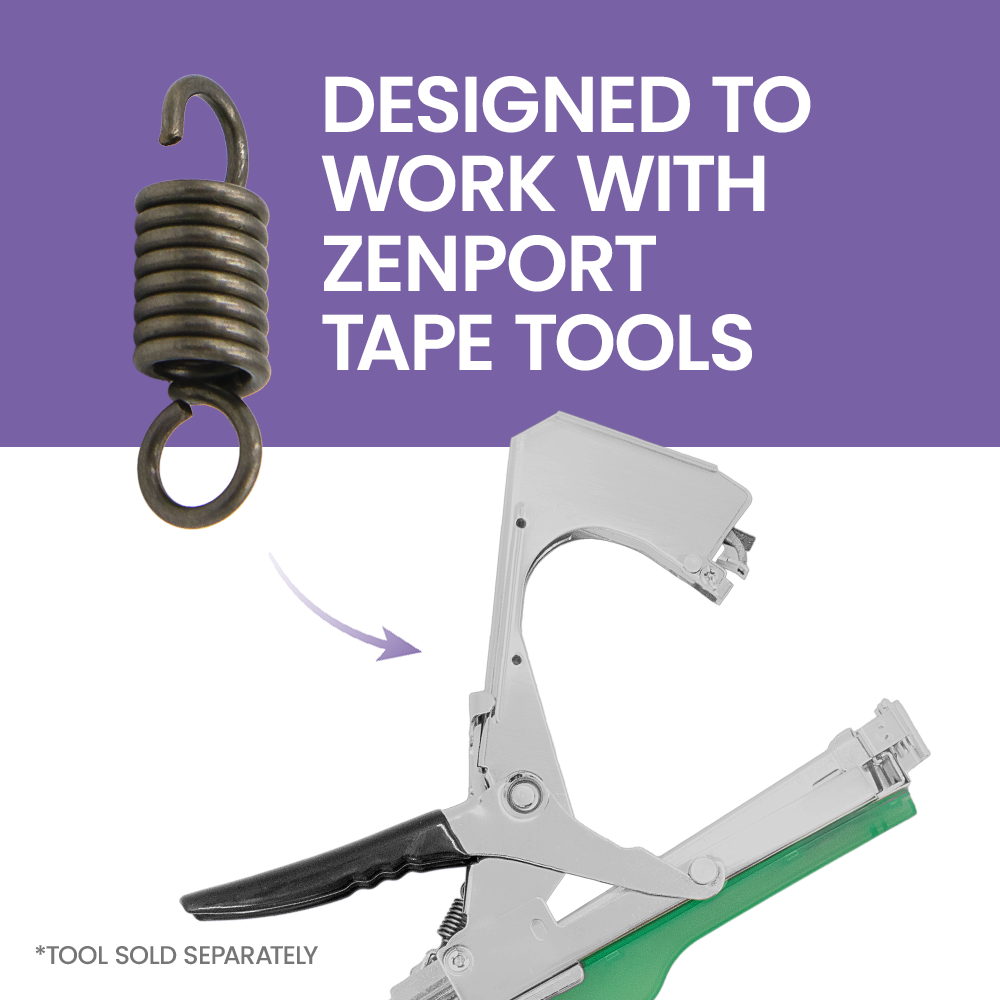 Resorte de tensión de repuesto Zenport ZLT-13 para herramienta de cinta