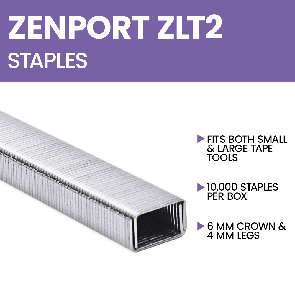 Zenport ZLT2 Staples for Plant Tying Tools, Compatible with MAX HT Tapener Tools, 10,000 Count