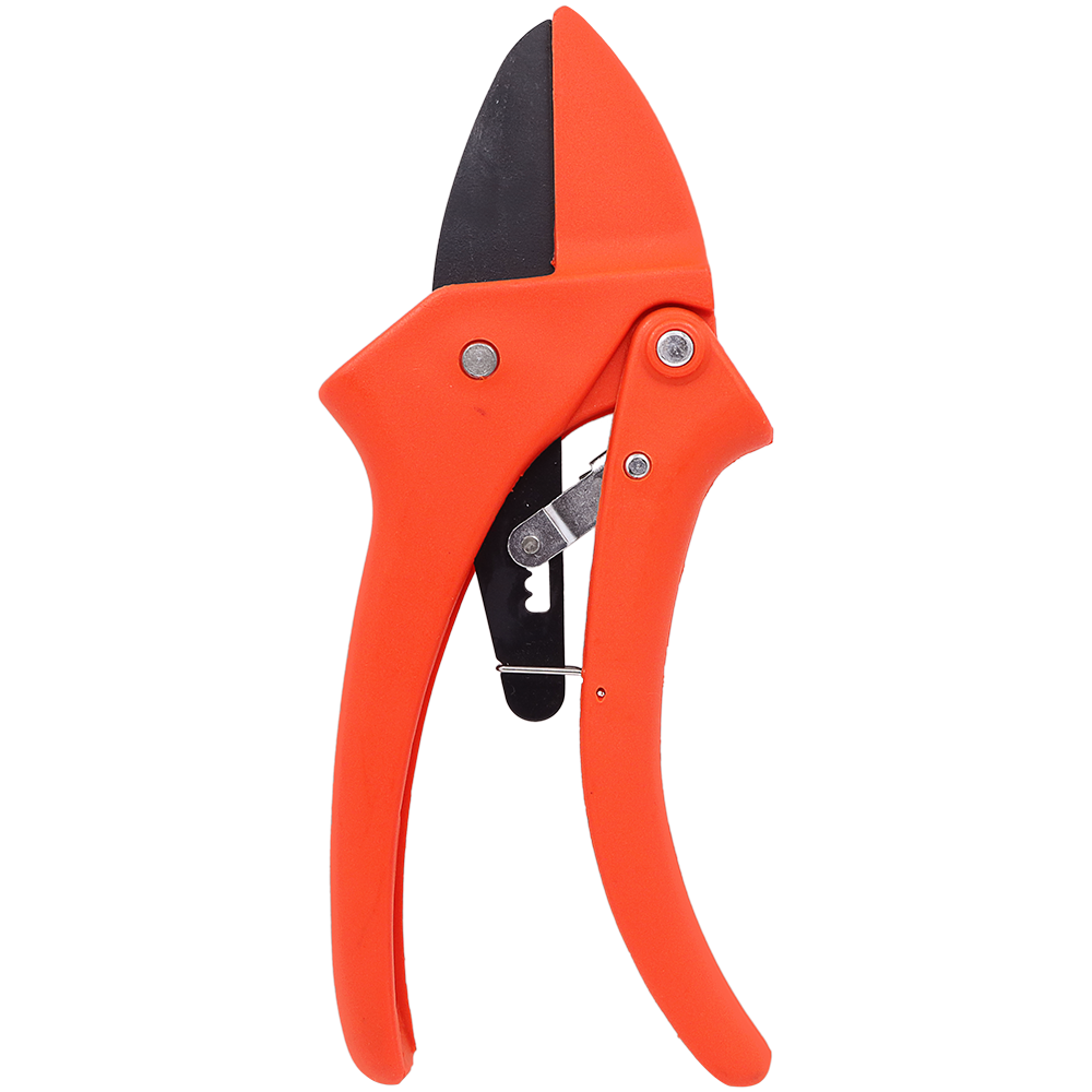 Zenport ZR110 Ratchet Standard, 7-Inch, 1.5 Inch Carbon Steel Blades, Orange