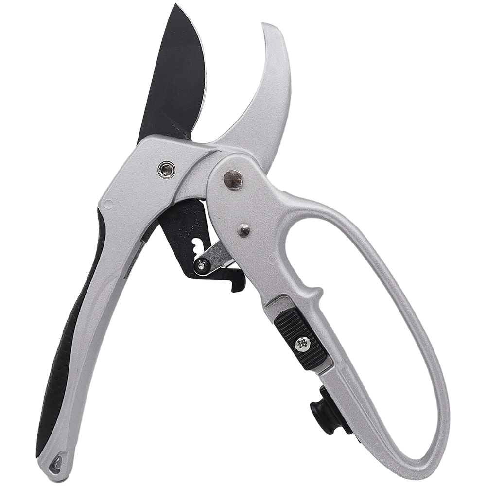 Tijeras de trinquete de lujo Zenport ZR130, 8,5 pulgadas, plateadas