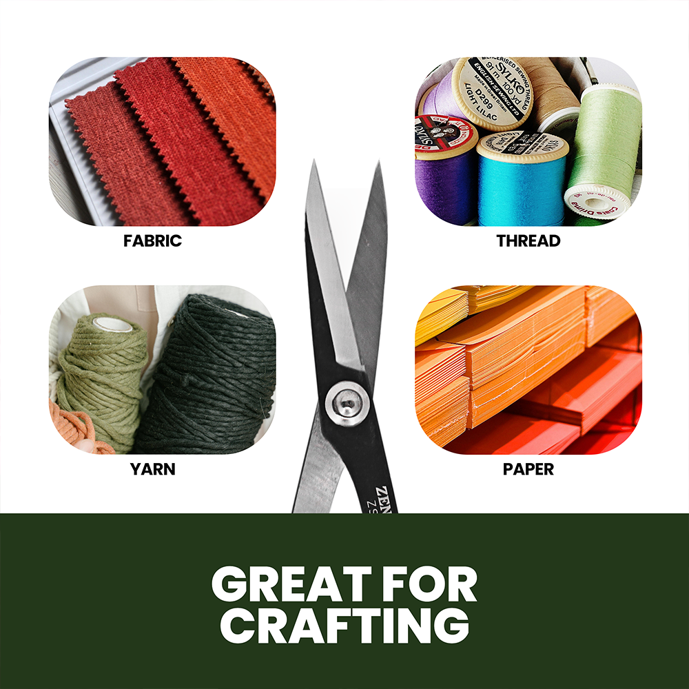 Zenport ZS104 Deluxe Scissors, Garden/Craft/Horticulture, 8-Inch Long