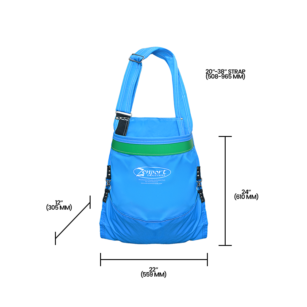 Zenport AG413 Agrikon Fruit Picking Bag, 80-Pound, Blue