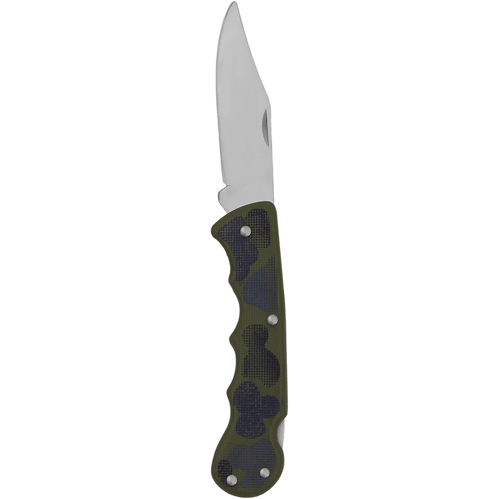 Zenport CSK7002 Folding Pocket Knife, Straight Blade, 4 Inch Blade, Green