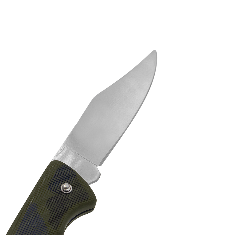 Zenport CSK7002 Folding Pocket Knife, Straight Blade, 4 Inch Blade, Green