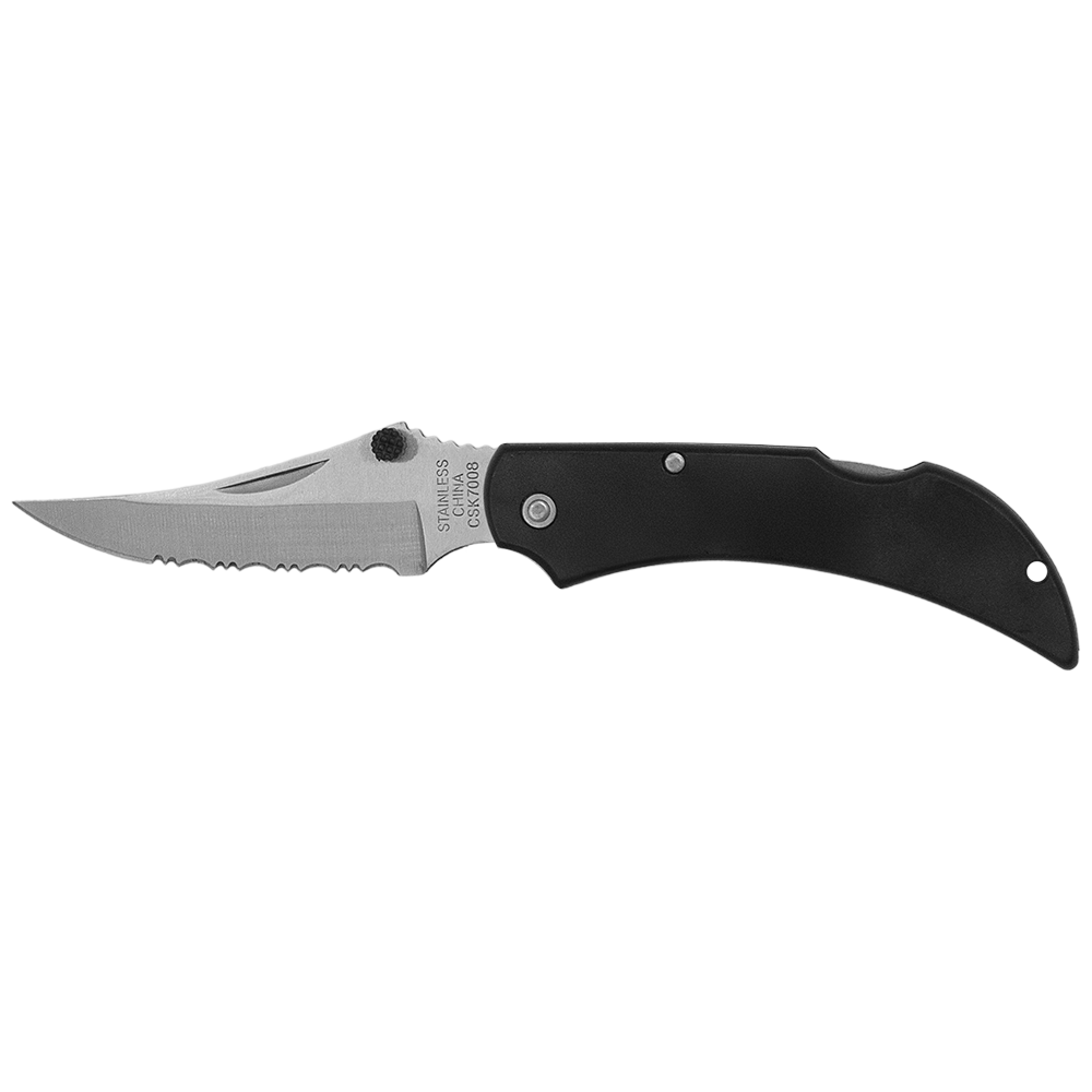 Zenport CSK7008 Folding Pocket Knife, Serrated Blade, 5-Inch