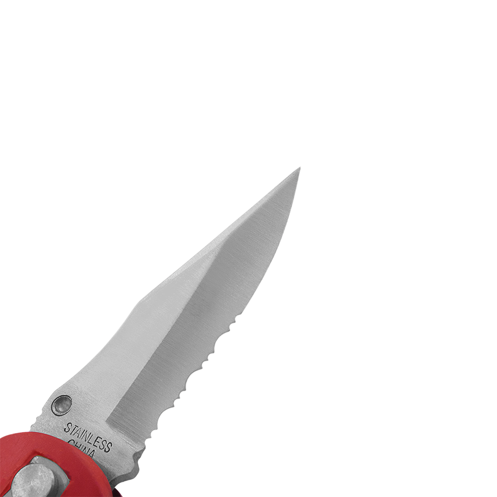Zenport CSK7021 Deluxe Folding Pocket Knife, Half Serrated Blade, 2.75-Inch