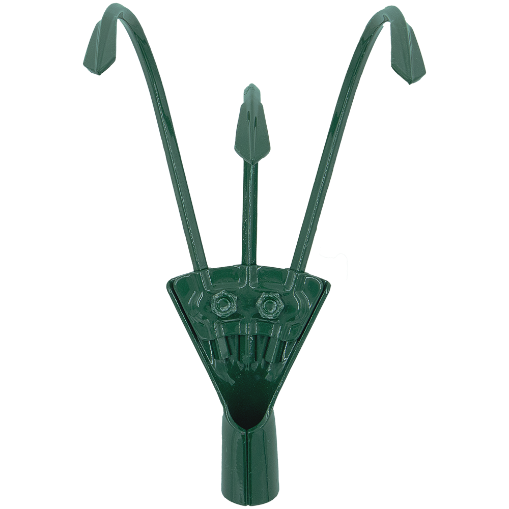 Zenport J0123 3-Prong Cultivator Attachment, Green