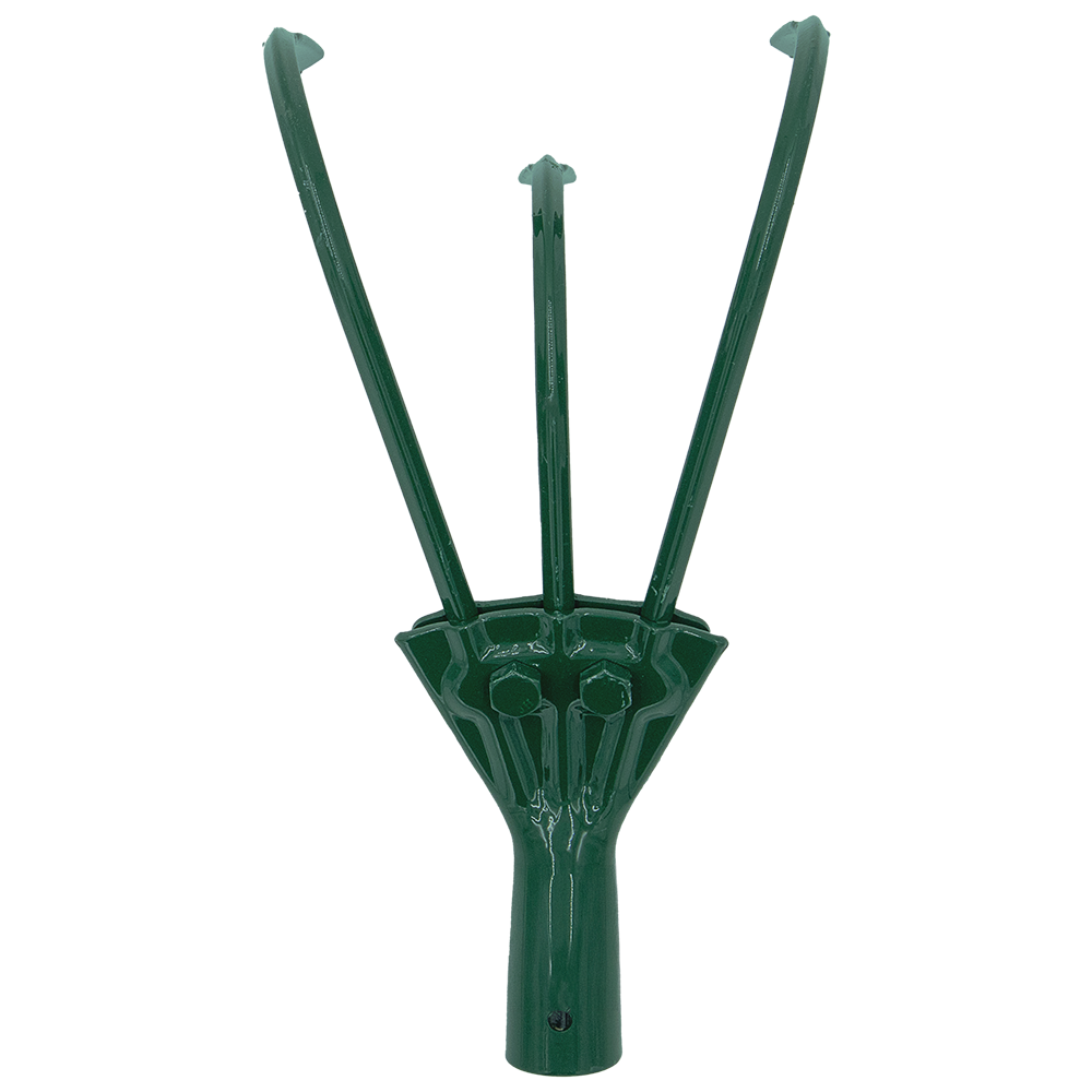 Zenport J0123 3-Prong Cultivator Attachment, Green