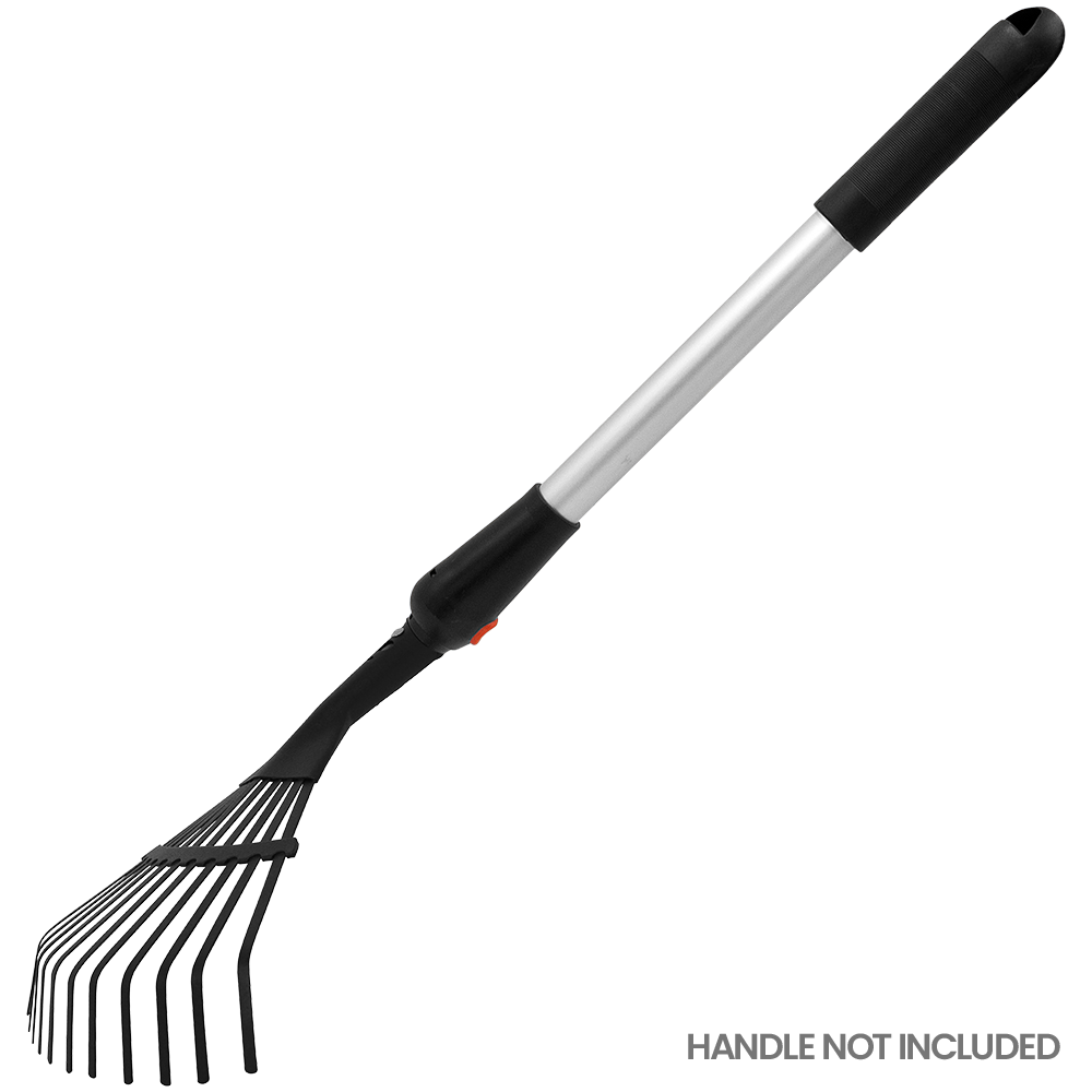 Zenport J1110 Fan Rake Garden Multi Tool Attachment, Black