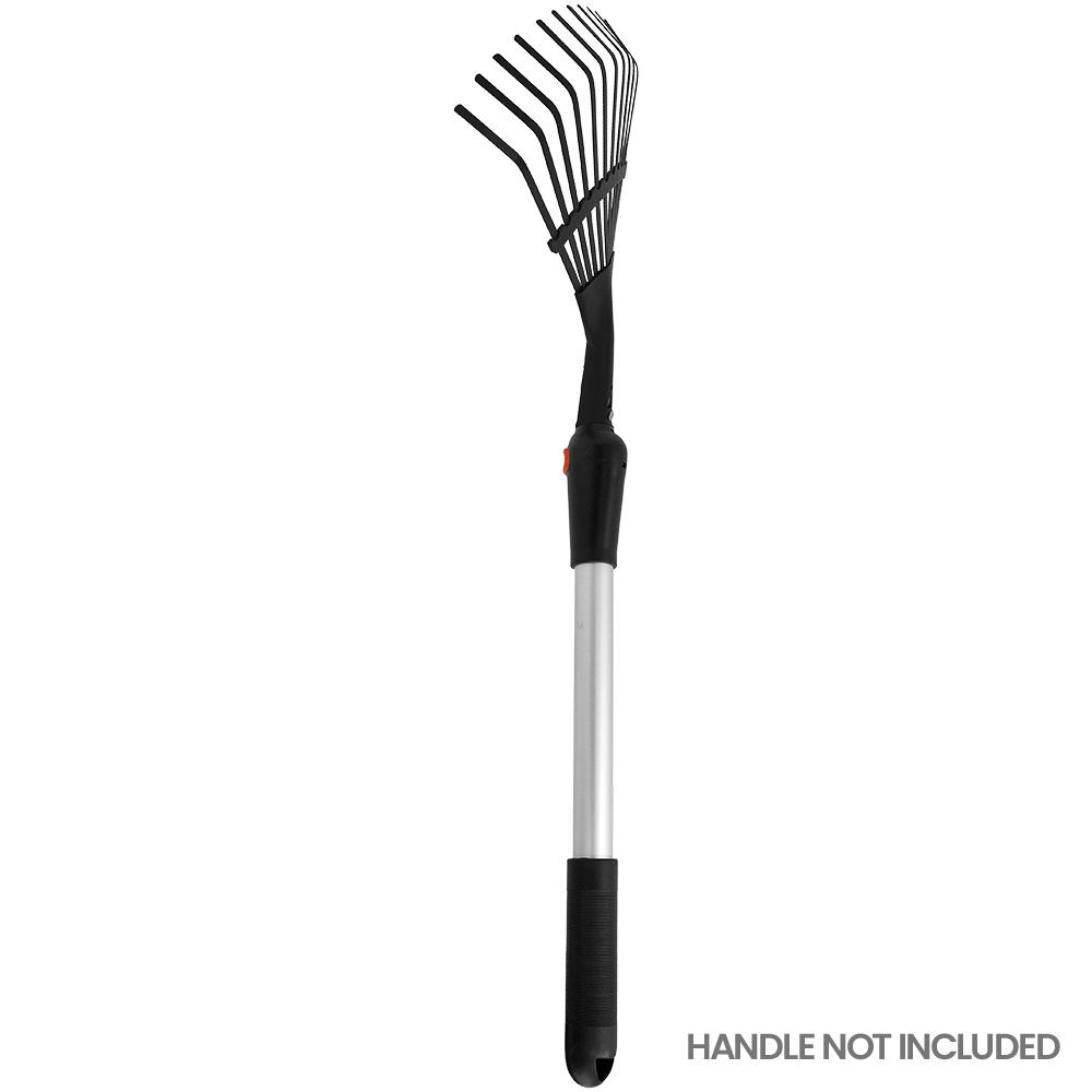 Zenport J1110 Fan Rake Garden Multi Tool Attachment, Black