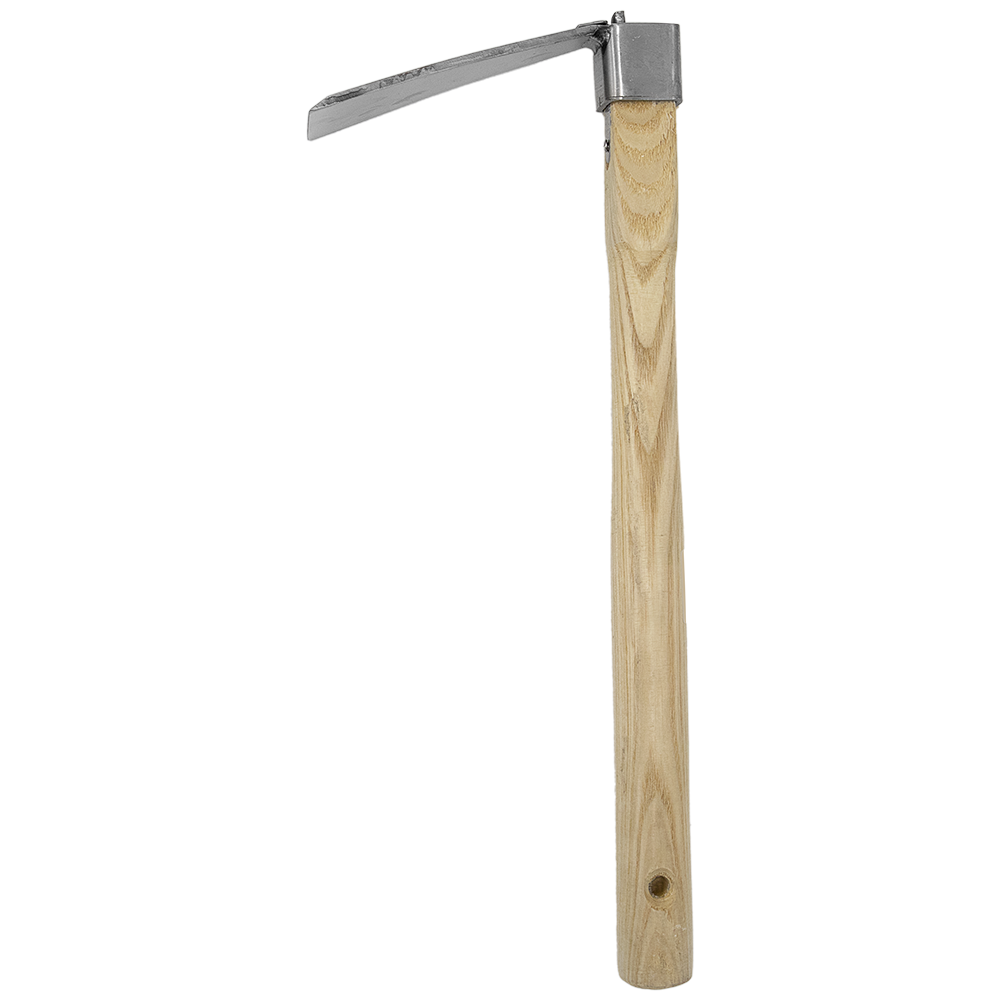 Zenport J6-02 Hoe, 15-Inch Handle, 5 Inch Stainless Steel Blades, Beige
