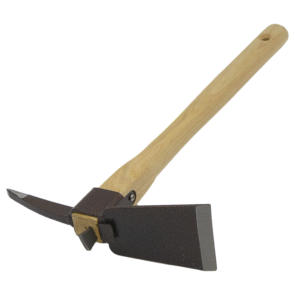 Zenport J6-05 Planting Hoe with 3-Inch Pick, 2.5 Inch Carbon Steel Blades, Beige