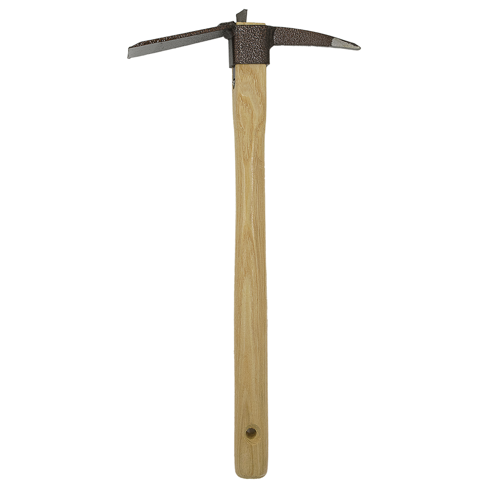 Zenport J6-05 Planting Hoe with 3-Inch Pick, 2.5 Inch Carbon Steel Blades, Beige