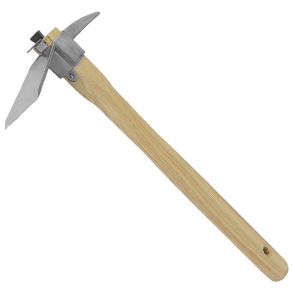 Zenport J6-06 Planting Hoe with Pick, 2.5 Inch Stainless Steel Blades, Beige