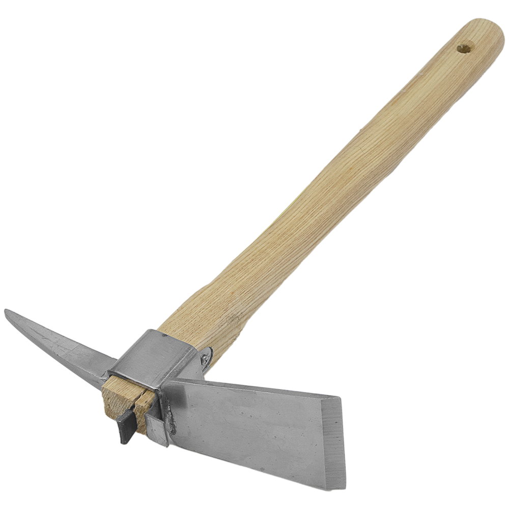 Zenport J6-06 Planting Hoe with Pick, 2.5 Inch Stainless Steel Blades, Beige
