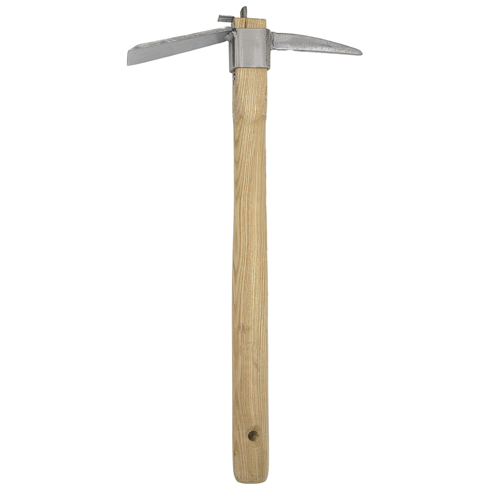 Zenport J6-06 Planting Hoe with Pick, 2.5 Inch Stainless Steel Blades, Beige