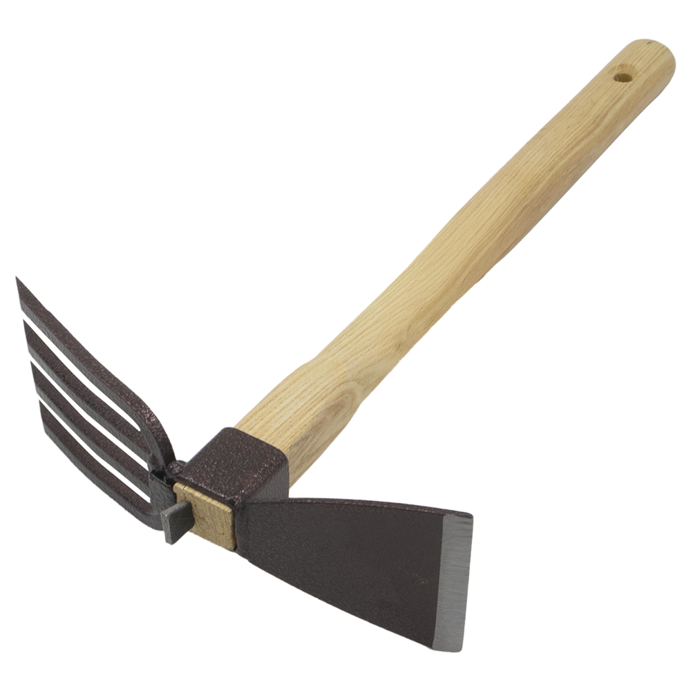 Zenport J6-07 Hoe and Fork Combo Tool, Beige