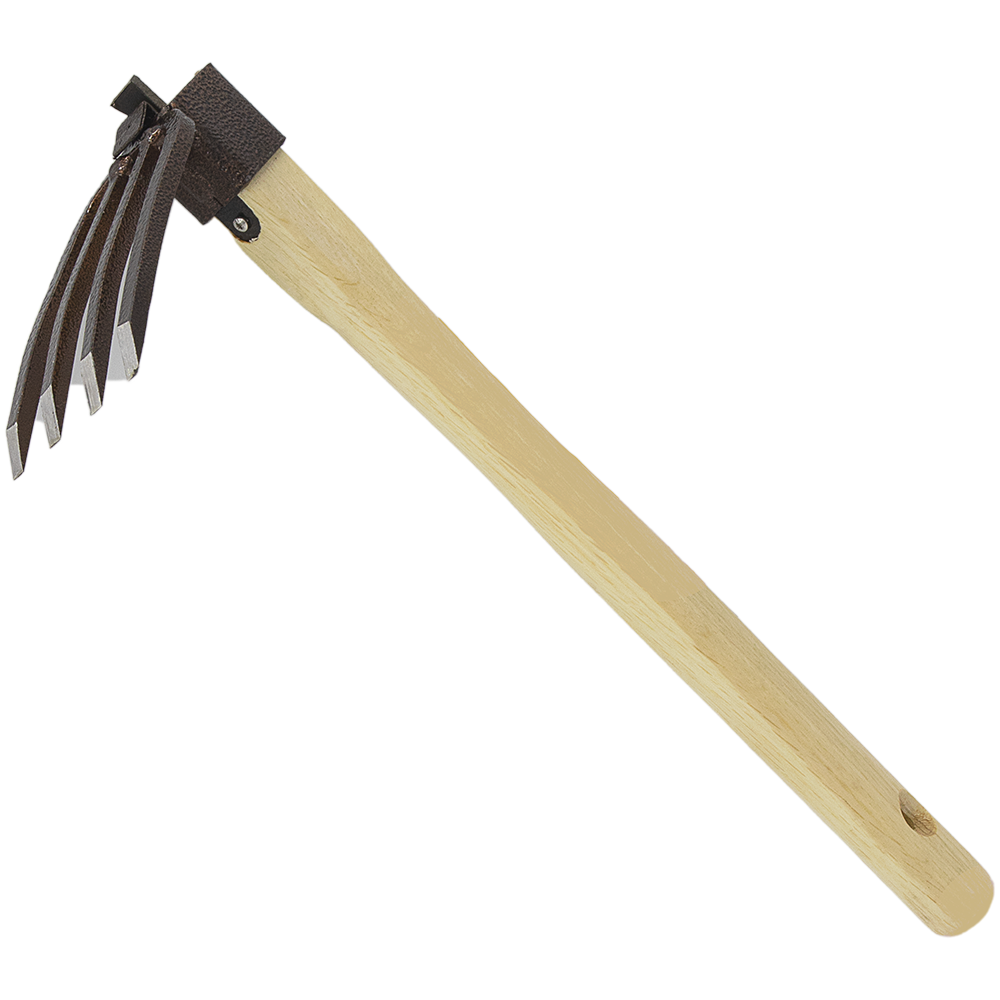 Zenport J6-09 4-Prong Cultivator, Beige